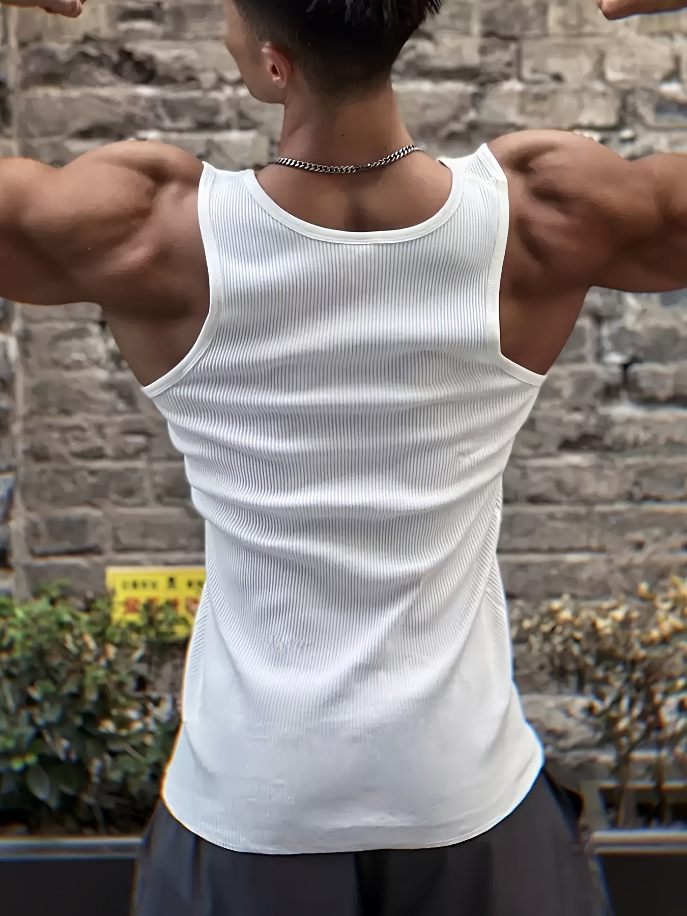 Lot de 3 débardeurs homme grande taille – style côtelé, fashion, grande taille