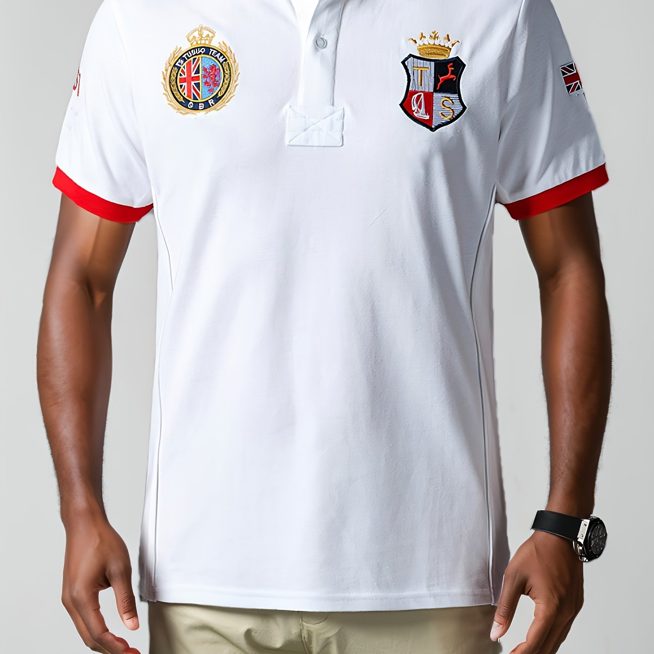 Plus Size Men's Casual Shirt, PLUS SIZE