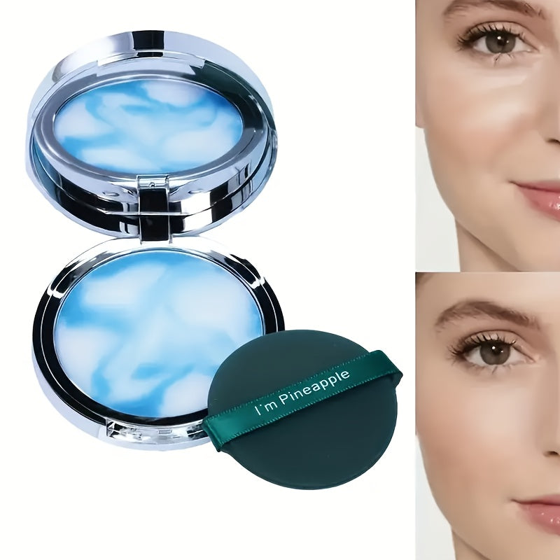 Poudre Fixante Mat Longue Tenue – Contrôle du Sébum et Modelage, Avec Houppette Intégrée, Fini Mat, Formule Légère et Respirante, Convient à Tous Types de Peau Clairs (Sensible, Sèche, Mixte, Grasse) – Teinte Nude Naturelle