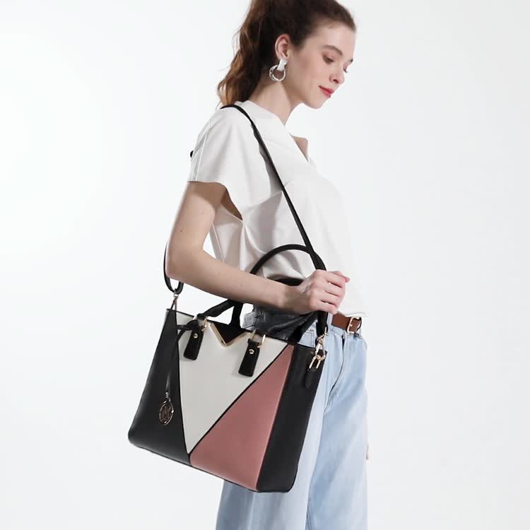 Sac Cabas Femme PU Multicolore Style V Épaule Tendances