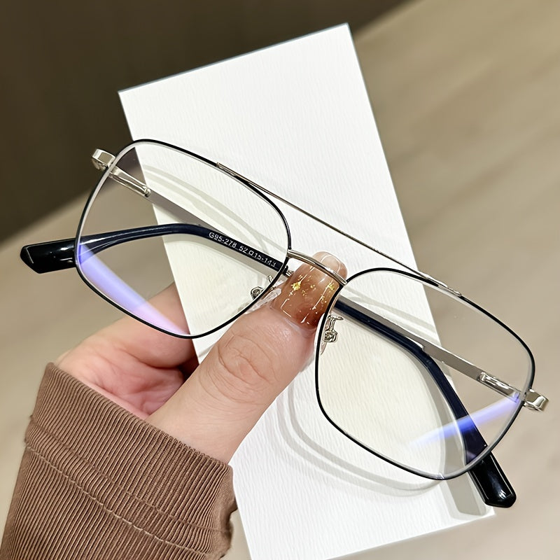 Stylish Round Glasses with A Golden Frame - High-quality Golden Frame with Clear Lenses Suitable for Both Men And Women - Perfect Choice for School, Business, Or Fashion Accessories for daily