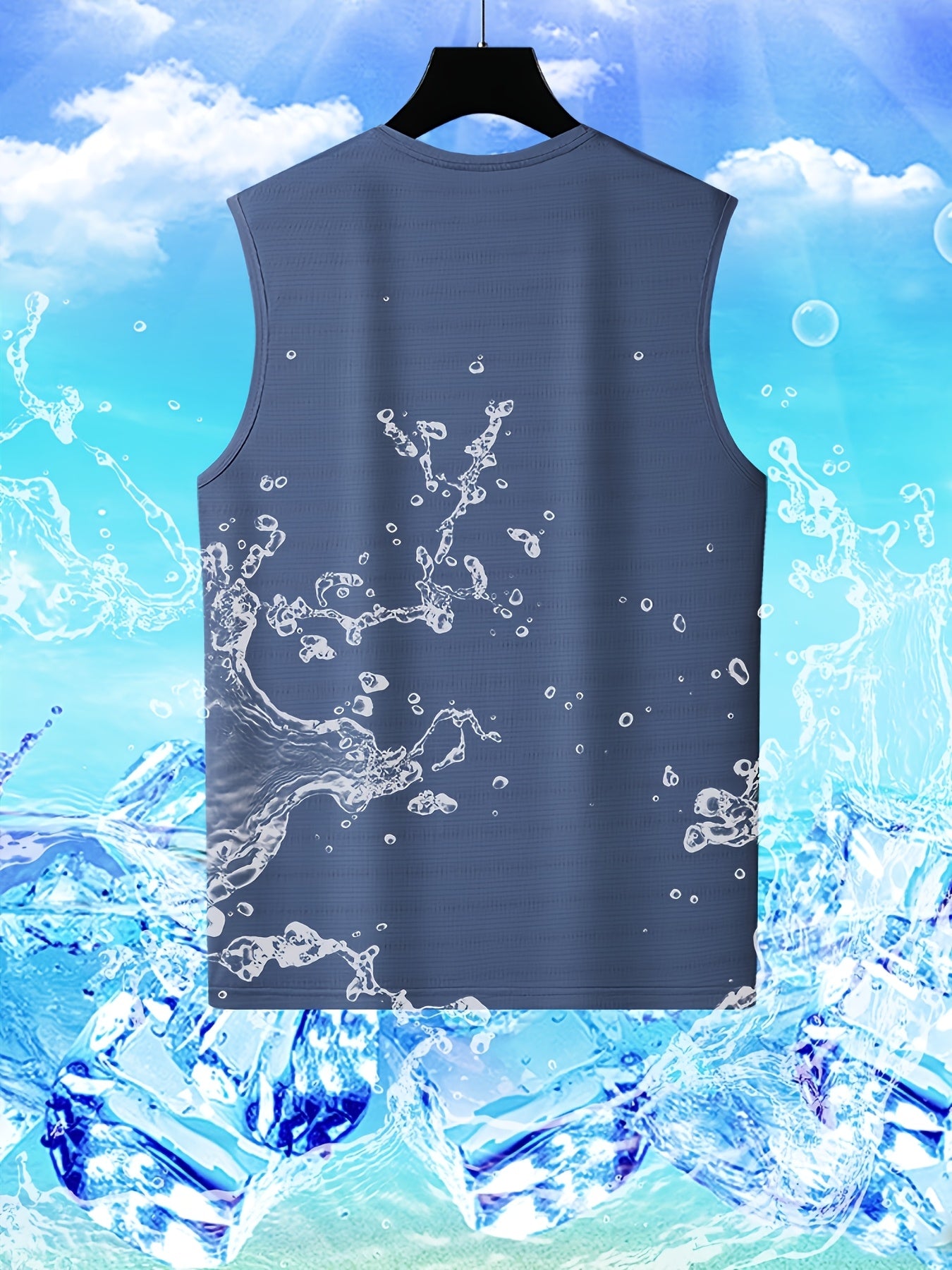 Lot de 4 Débardeurs Homme – Séchage Rapide, Léger et Respirant, Extensible, Idéal Plage, Pêche et Fitness