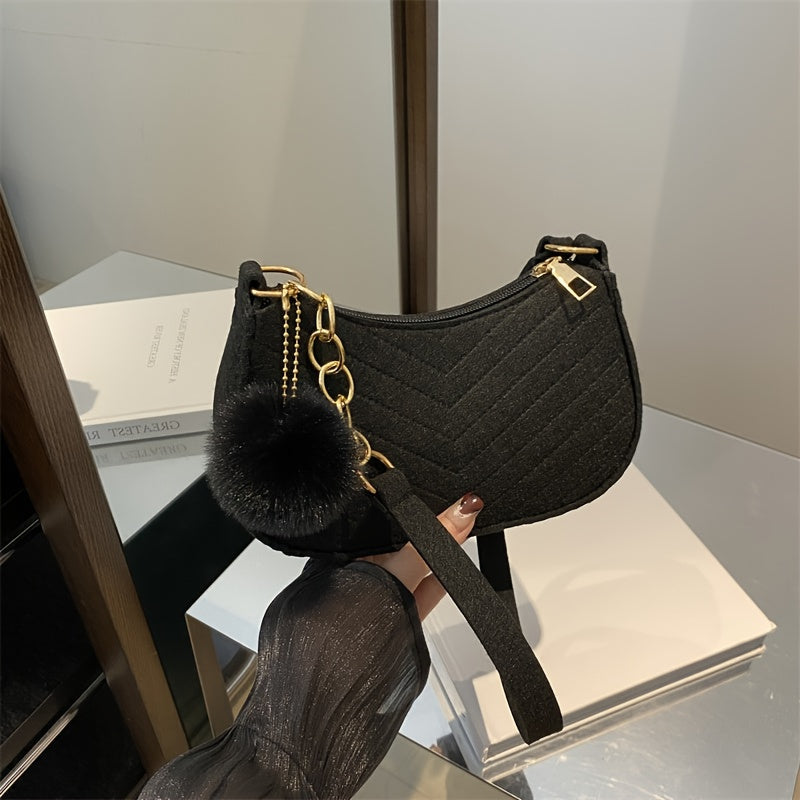 Sac bandoulière femme – élégant et minimaliste avec fermeture zippée, synthétique, intérieur spacieux pour travail et voyages, polyvalent pour usage quotidien et événements formels, construction durable design épuré.