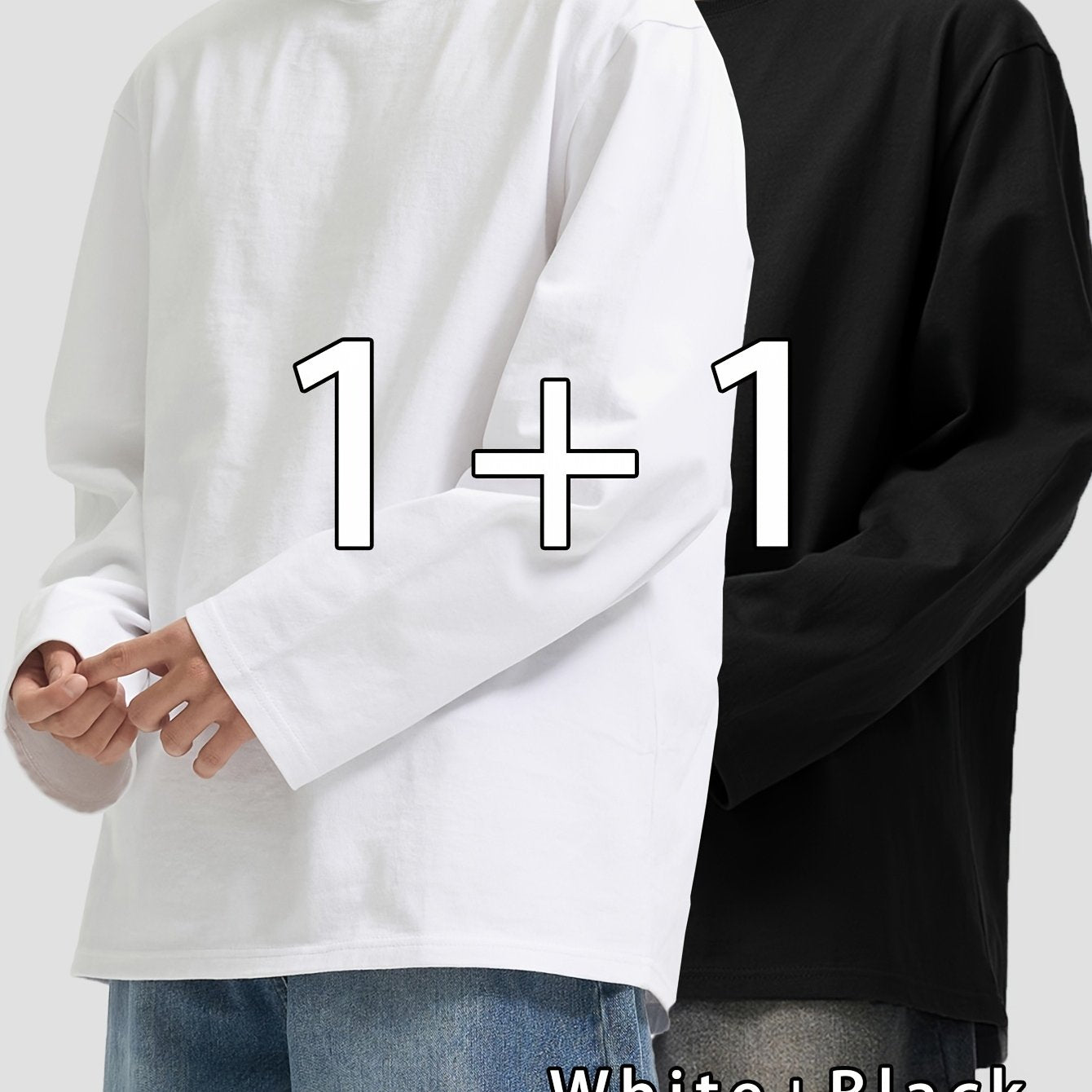 Pure Basic Long Sleeve Two Pack