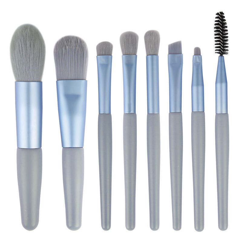 Set complet 8 pinceaux maquillage professionnels – Multi-fonction pour fond de teint, poudre, blush, correcteurs et yeux