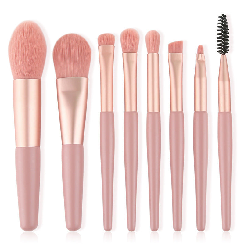 Set complet 8 pinceaux maquillage professionnels – Multi-fonction pour fond de teint, poudre, blush, correcteurs et yeux