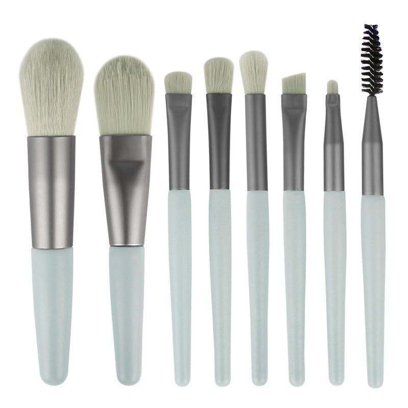 Set complet 8 pinceaux maquillage professionnels – Multi-fonction pour fond de teint, poudre, blush, correcteurs et yeux
