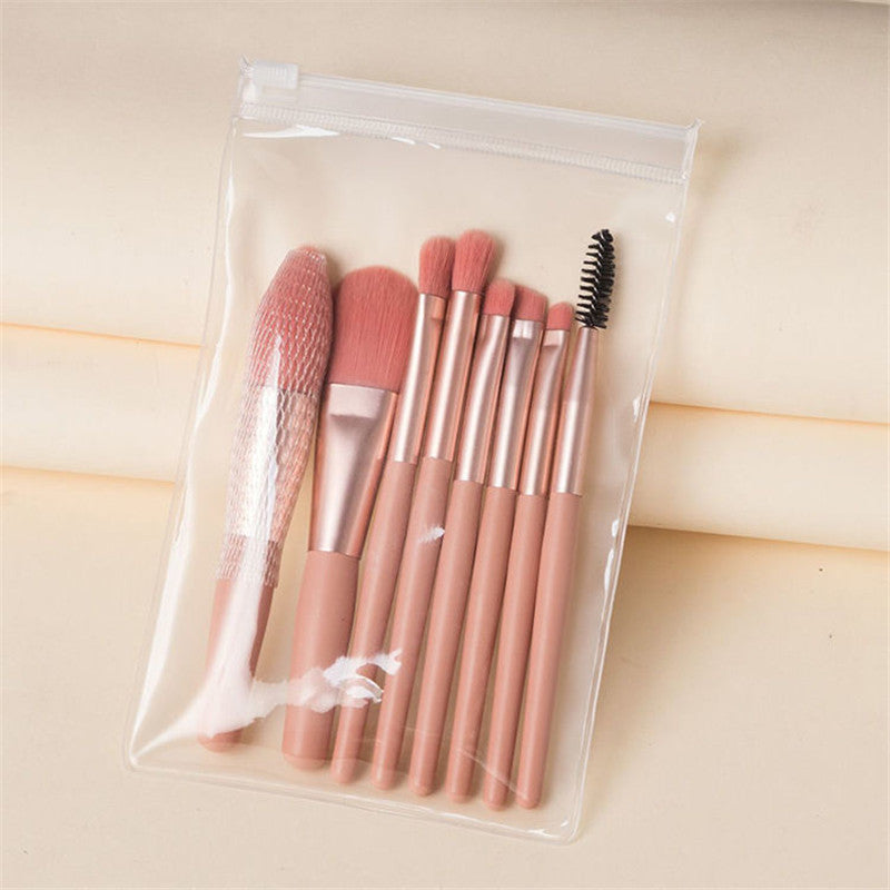 Set complet 8 pinceaux maquillage professionnels – Multi-fonction pour fond de teint, poudre, blush, correcteurs et yeux