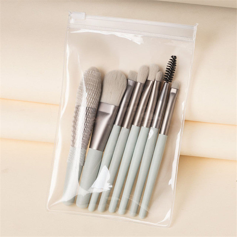 Set complet 8 pinceaux maquillage professionnels – Multi-fonction pour fond de teint, poudre, blush, correcteurs et yeux