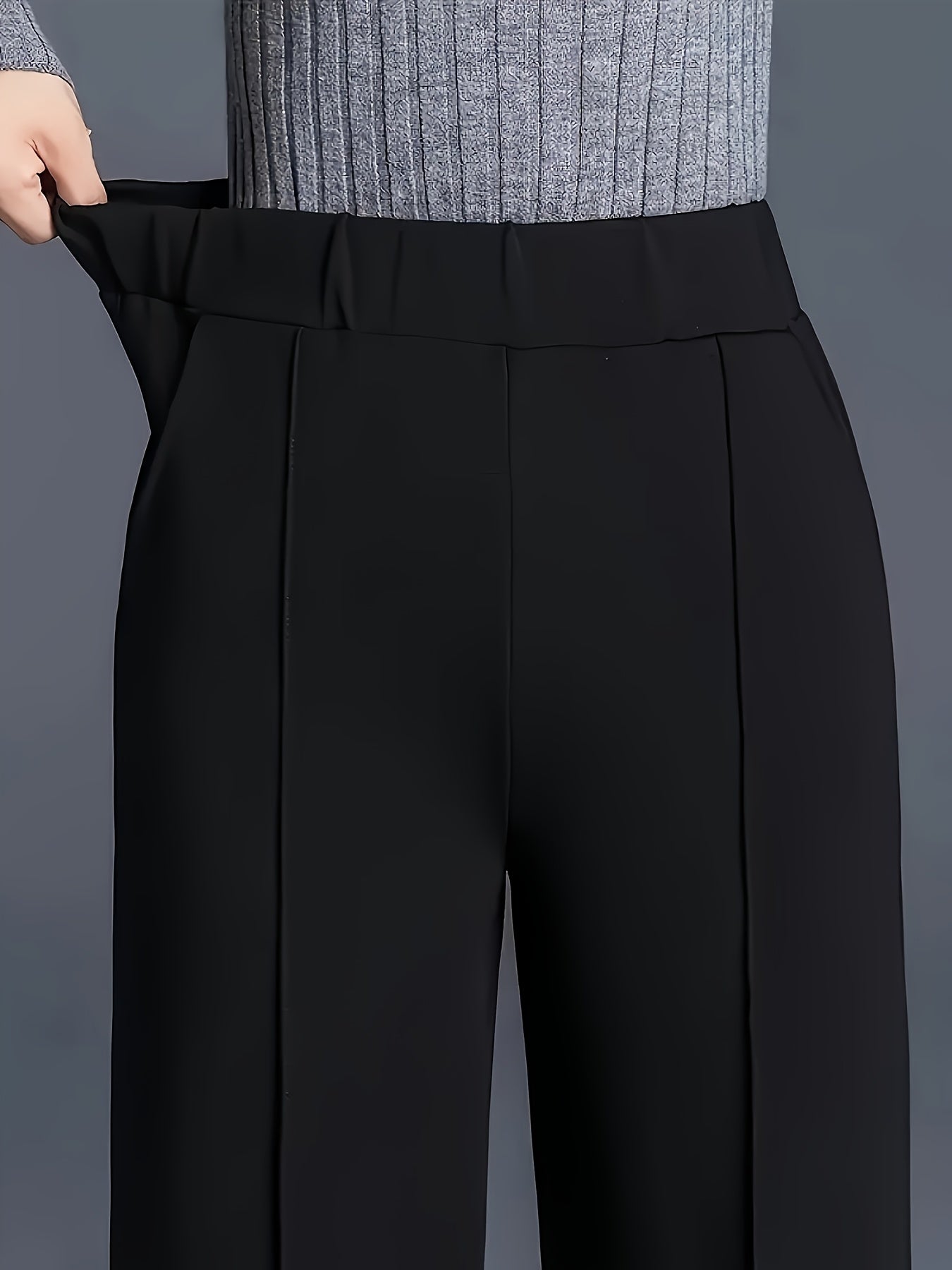 Ensemble Deux-Pièces Femme – Pantalon Long Élégant avec Poches