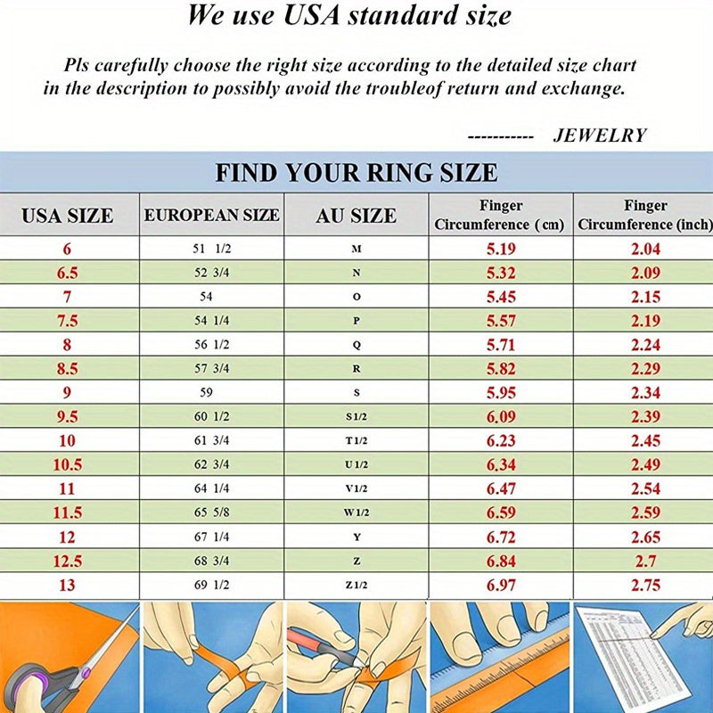 Simple Engagement Ring For Women, Golden Ring Finger Jewelry Gift Stainless Steel Ornament