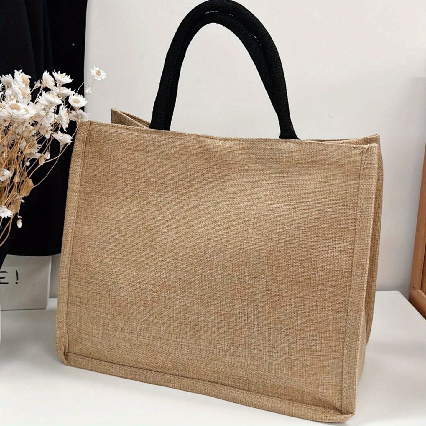 Set 2 Sacs Cabas à Motif Papillon et Fleurs – Tissu Durable, Fermeture à Boucle, Portefeuille Inclus, Idéal pour Shopping, Voyages, Plage – Cadeau Parfait pour Enseignants, Amies, Camarades de Classe, Meilleures Amies et Sœurs