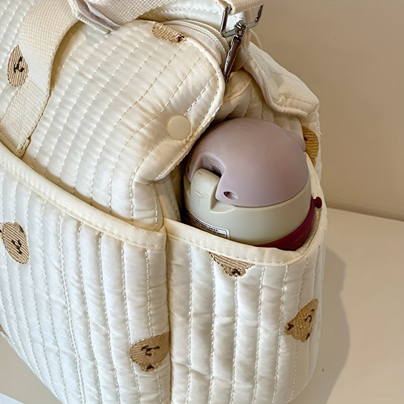 Large Capacity Diaper Bag Stroller Organizer for Moms – Multi-Function Baby Travel Bag with Ample Storage