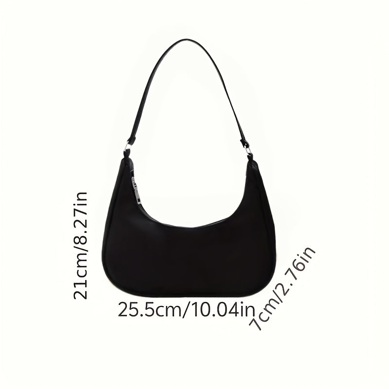 Sac à Main – Forme Ravioli, Bandoulière Ajustable, Fermeture Éclair, Nylon Léger, Design Minimaliste, Idéal Pour Occasions Décontractées et Formelles, Accessoire Quotidien, Tote Moderne et Stylé