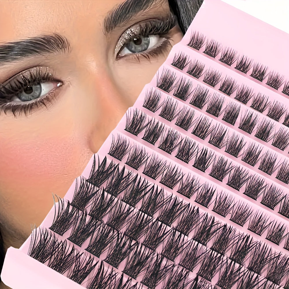 120 Paquets de Cils Faux — Curl D, Longueurs 13-15 mm, Styles Mixtes, Réutilisables, Look Naturel, Inclus Colle, Idéal Débutants, Utilisation Salon et Cosplay