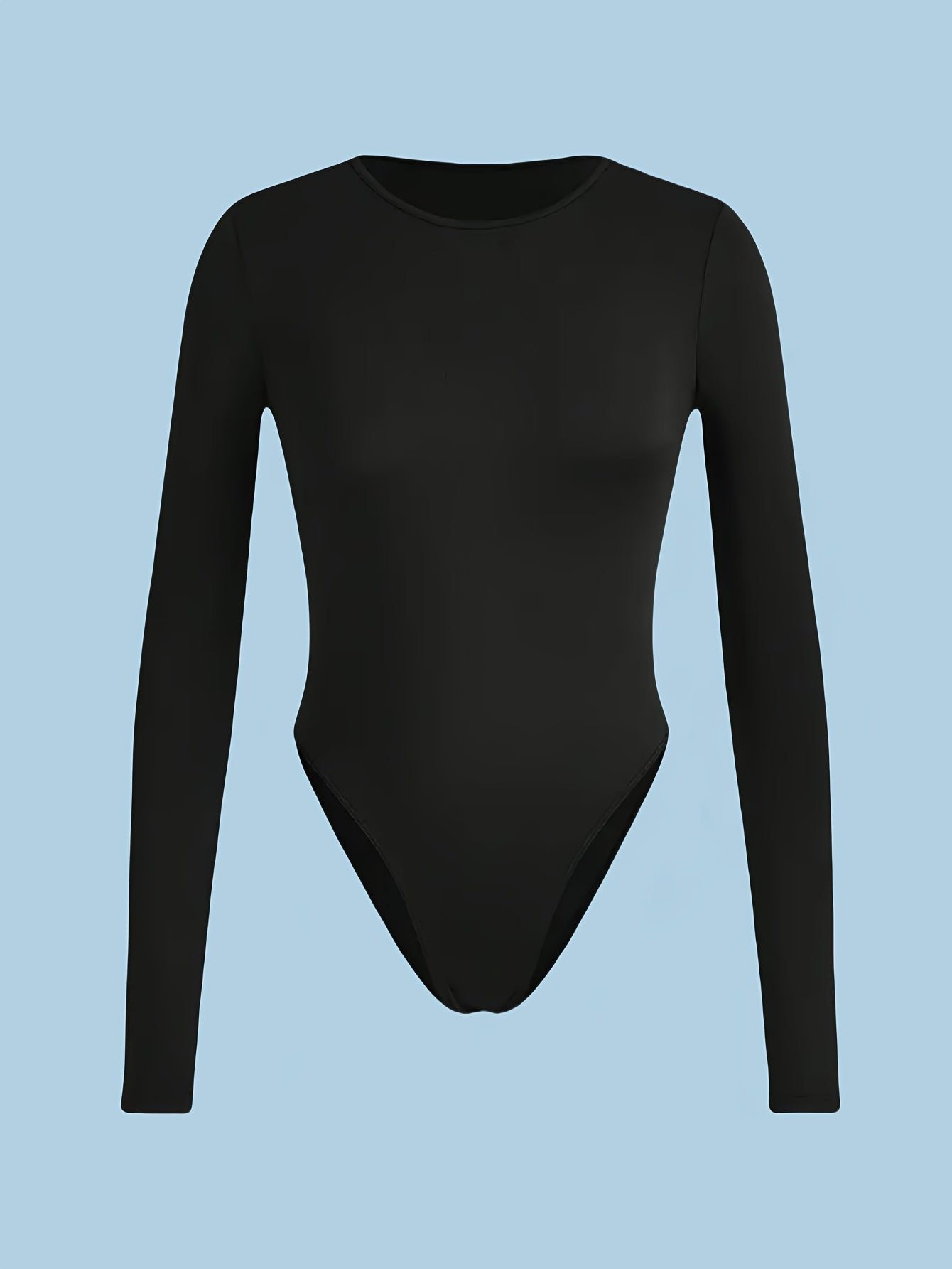 Lot de 3 tops femme – coupe slim, col rond, manches longues, tissu extensible haute élasticité, couleurs unies (noir, marron, blanc), lavables en machine, facile d’entretien, style polyvalent et confortable pour toutes saisons, adapté maison et sorties