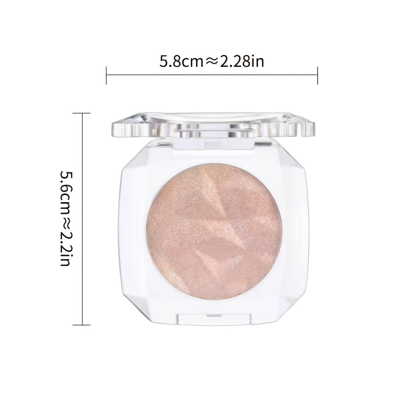Poudre Illuminatrice pour Éclaircir le Visage et les Yeux – Poudre Pailletée Effet Nacré, Fard à Paupières Brillant, Idéal pour un Rendez-vous de Saint-Valentin ou Cadeau de Saint-Valentin – 2,5 g