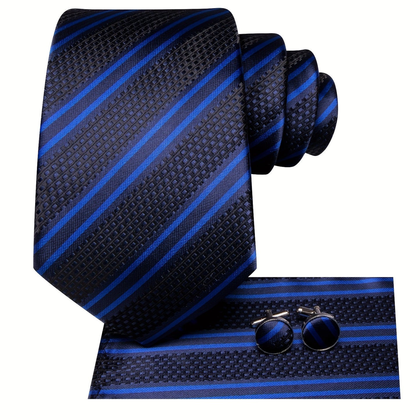 Cravate Homme Rayée Dorée – Tissée, Idéale Mariage & Fêtes