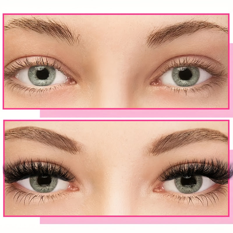 Kit DIY d’Extensions de Cils – Longueurs Mélangées 9-16 mm, Cils Individuels Effet Naturel en Différentes Densités (30D/40D/50D/60D/80D/100D), Débutant-Friendly et Réutilisables, D-Curl Wispy, Style Cat Eye et Fox, Parfait pour Soirées