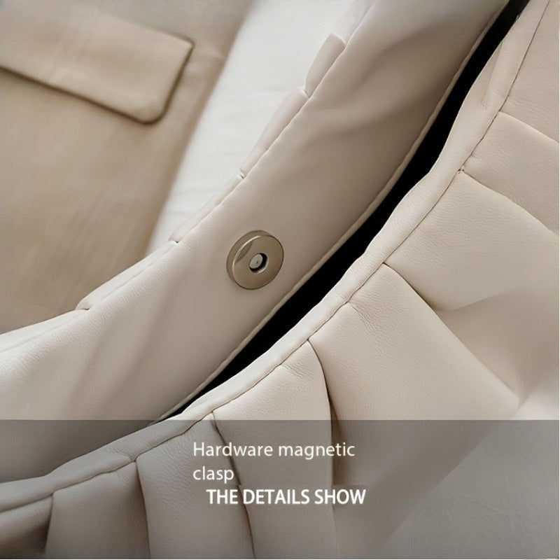 Sac à Main Femme Tendance – Petit Sac Épaule Plissé Style Nuage, Élégant et Pratique pour le Quotidien ou les Sorties