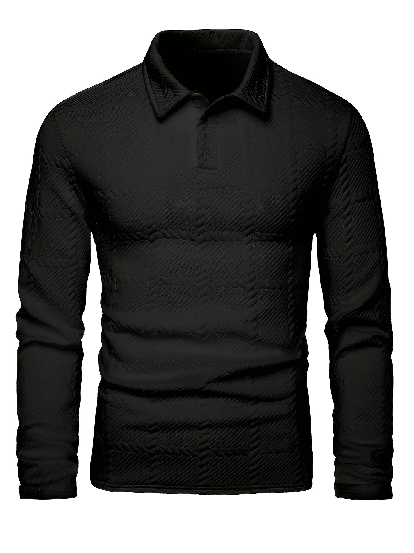 New Men'S POLO Shirts for Spring And Autumn, Stylish And Casual Knitted Jacquard T-Shirts for Men.