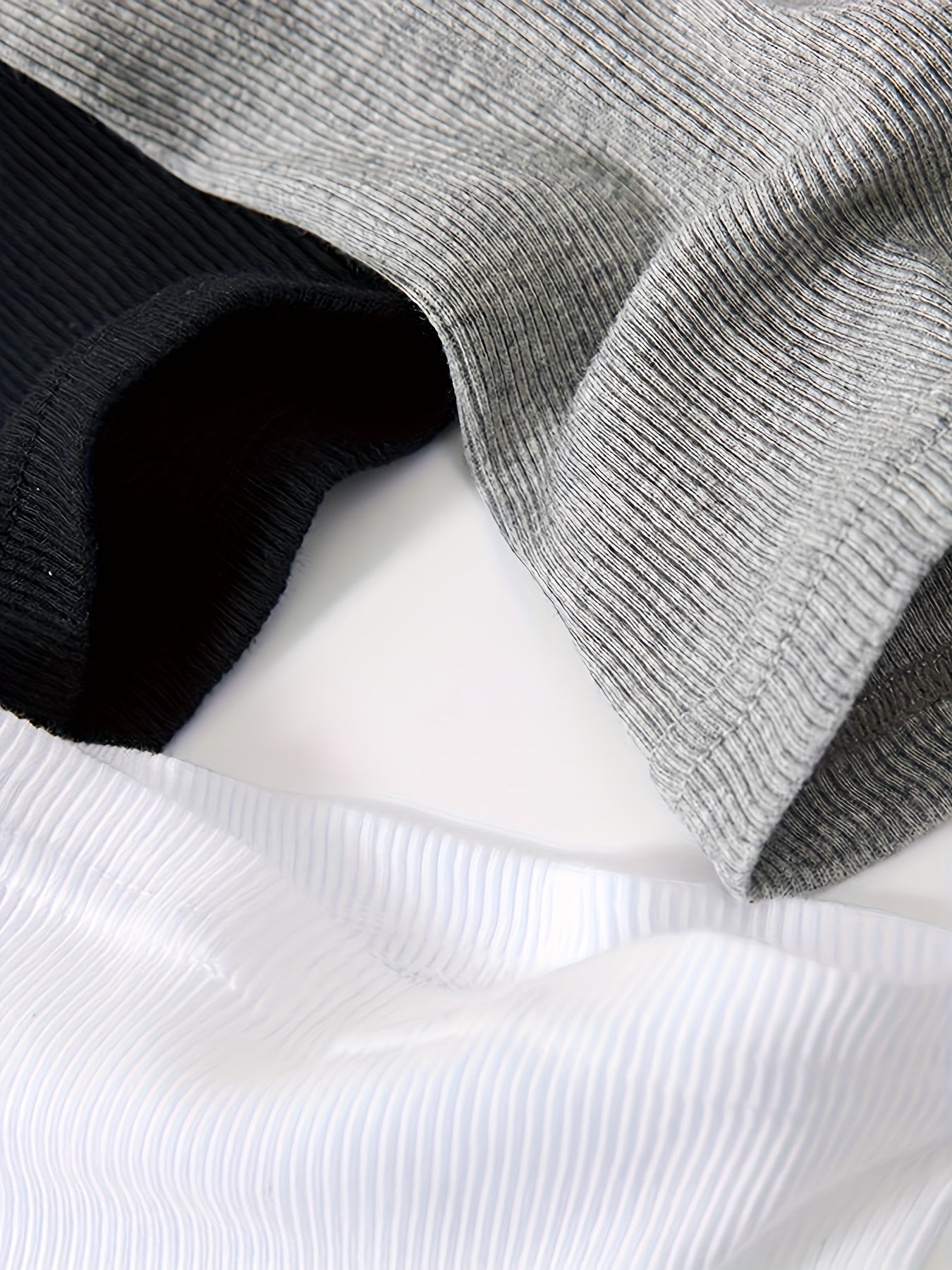 Lot de 3 débardeurs homme grande taille – style côtelé, fashion, grande taille