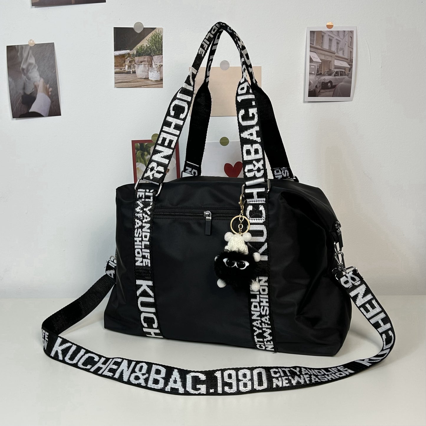 Sac de Voyage Pliable – Sac Polochon, Sac de Sport & Fitness, Sac de Yoga, Sac Weekender pour Nuitée, Organisateur de Bagages