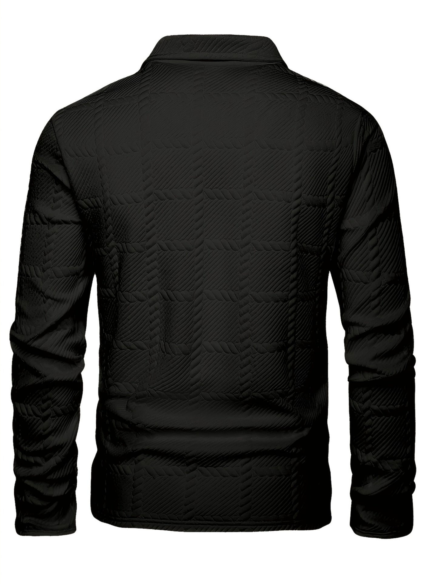 New Men'S POLO Shirts for Spring And Autumn, Stylish And Casual Knitted Jacquard T-Shirts for Men.