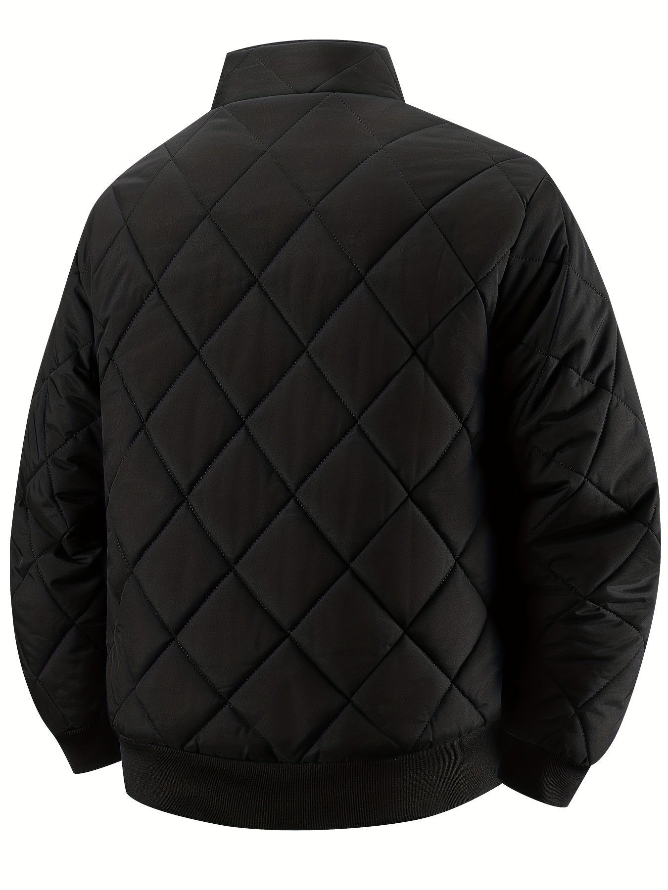 Manteau Hiver Homme Oversize 2XL-9XL – Veste Zippée Épais, Col Montant, Grandes Poches, Casual & Grand Taille