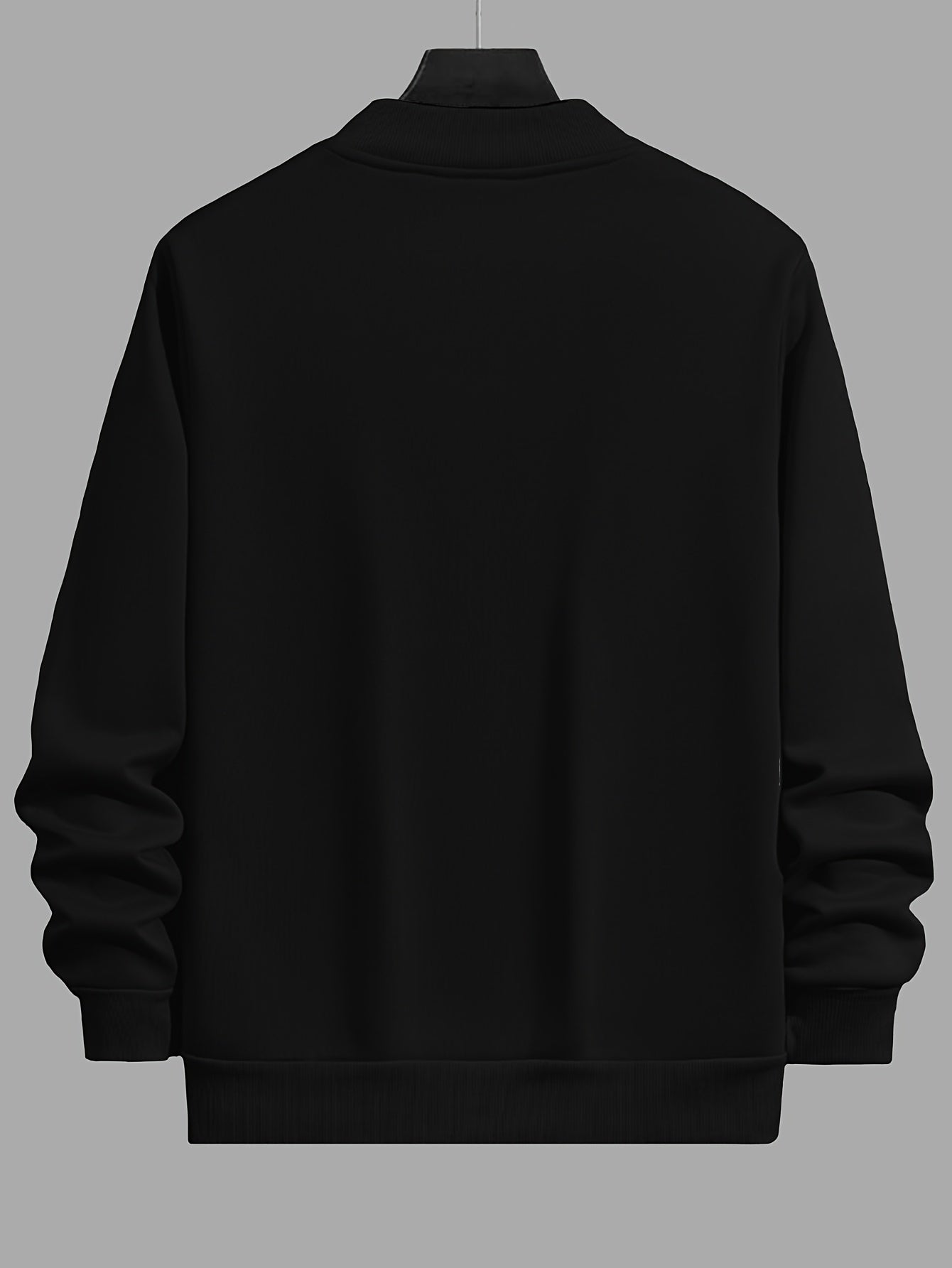 Veste Homme Zip – Col Baseball Grande Taille