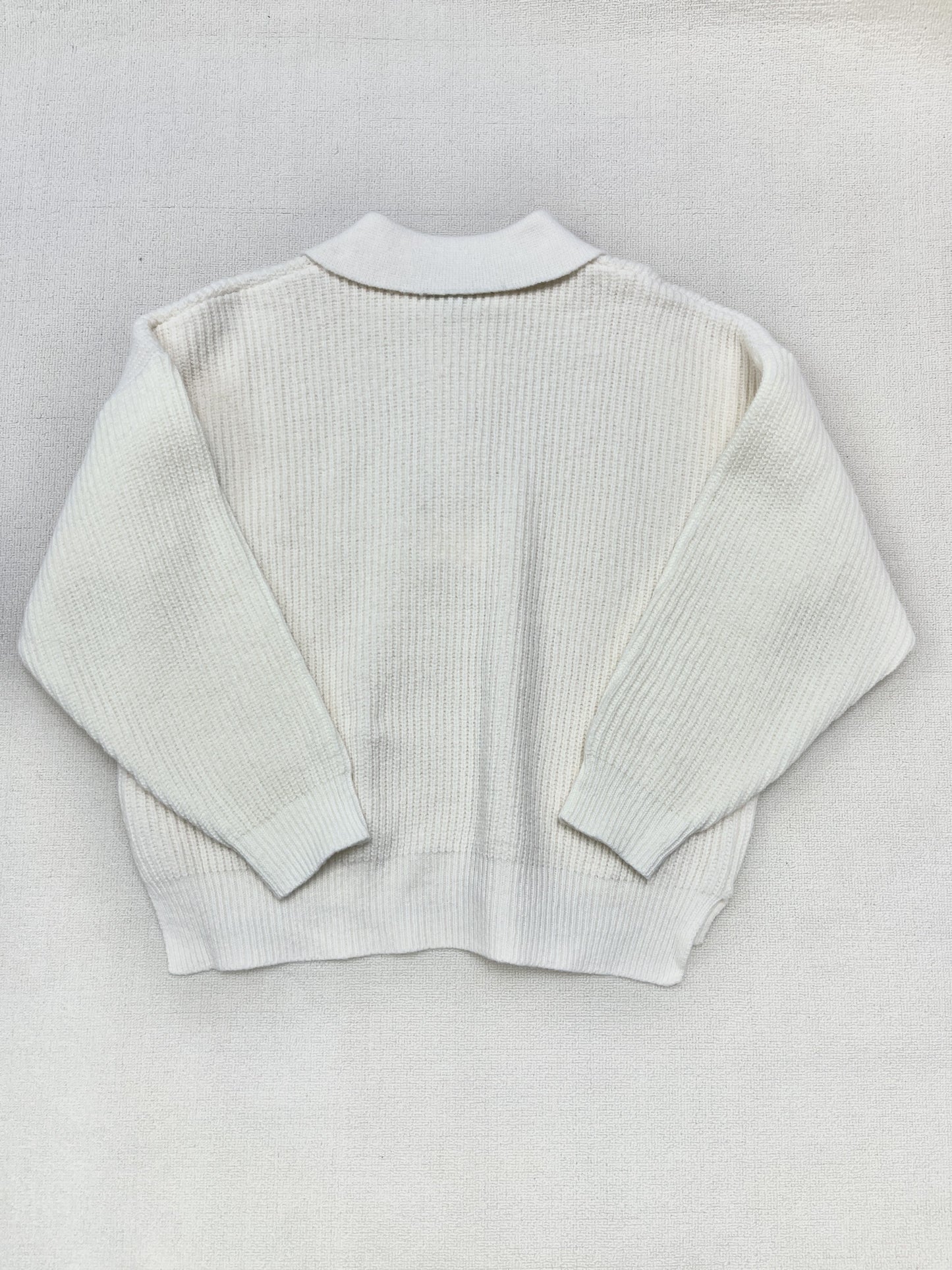 Korean-Style Plush Knitted Sweater with a Trendy Collar, Perfect for Winter Versatility, Selected by Temujin.