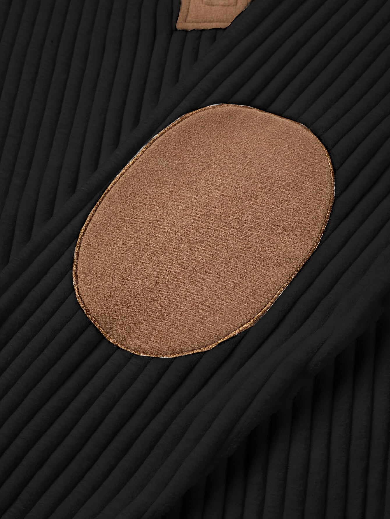 Men'S Casual Collared Zip-Up Pullover | Color-Block Design, Thick Warm, Long Sleeve, Suitable for Daily Fashion and Commuting - ROYALBOY