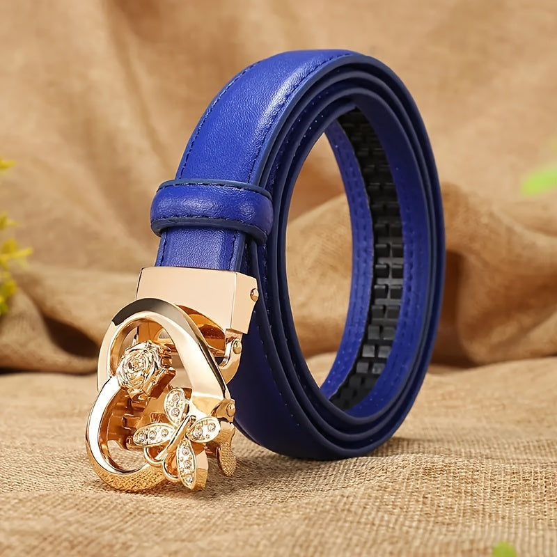 Nouvelle ceinture femme – Marque de luxe, designer célèbre, couleur candy, haute qualité, ceinture pour robe avec boucle automatique