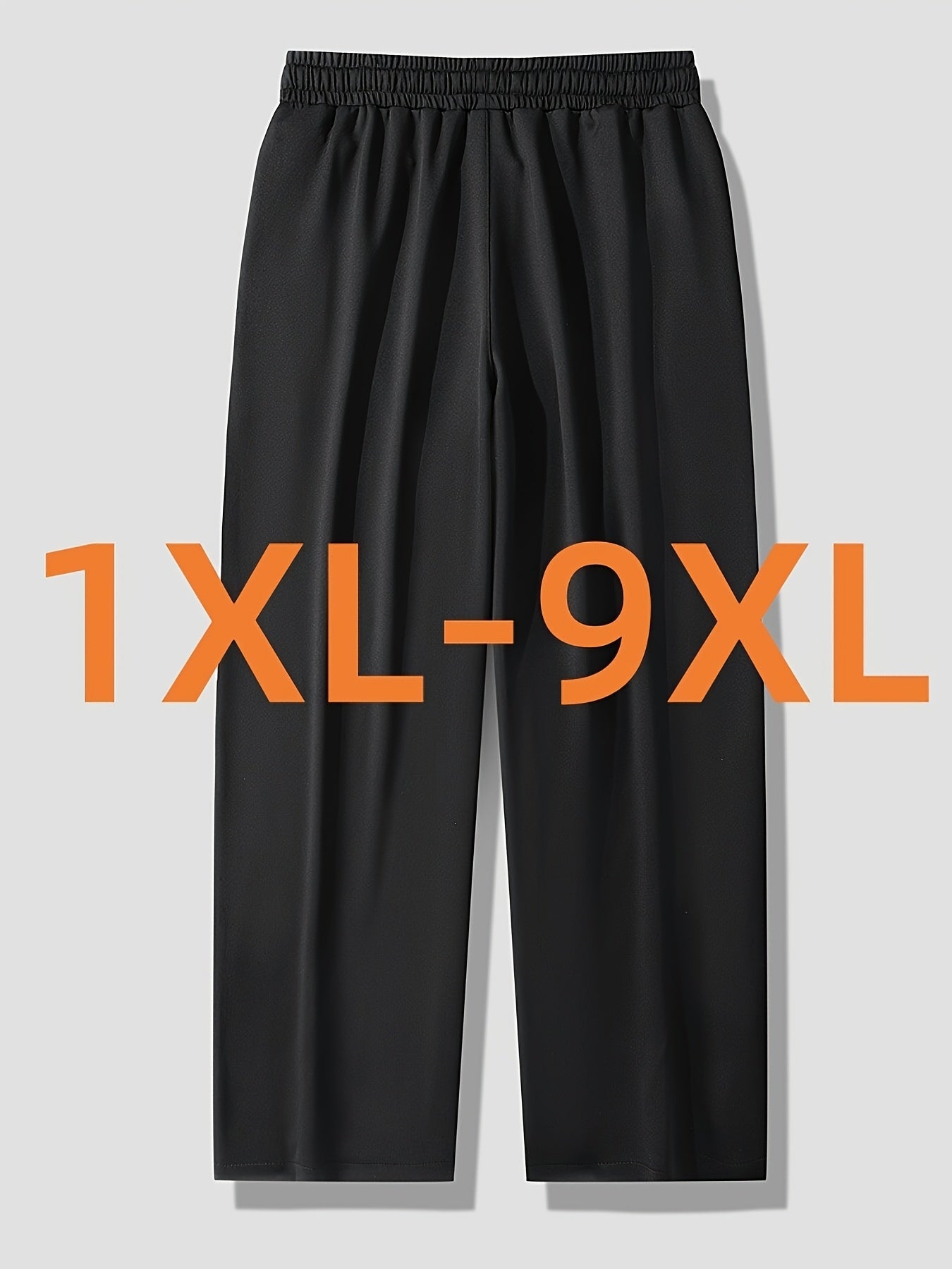 Joggers en velours côtelé grande taille pour homme – coupe décontractée, taille élastique à cordon, poches latérales, confortables pour tenue décontractée, sneakers hautes assorties