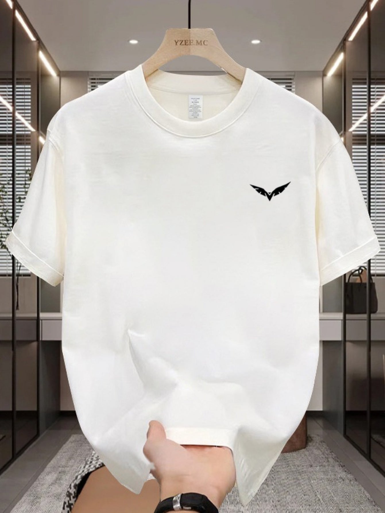 1pc Men's 100% Cotton T-Shirt - Casual Solid Color Crew Neck Short Sleeve, Soft and Stretchable Knit Fabric, Regular Fit for Year-Round Comfort and Versatility