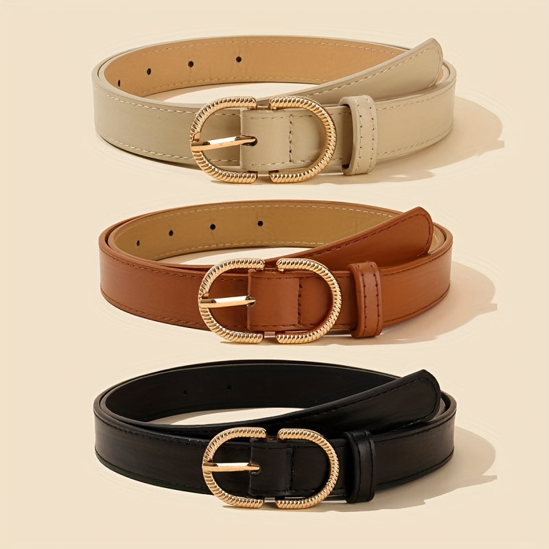 Lot de 3 ou 2 ceintures minimalistes – Ceintures taille cintrée