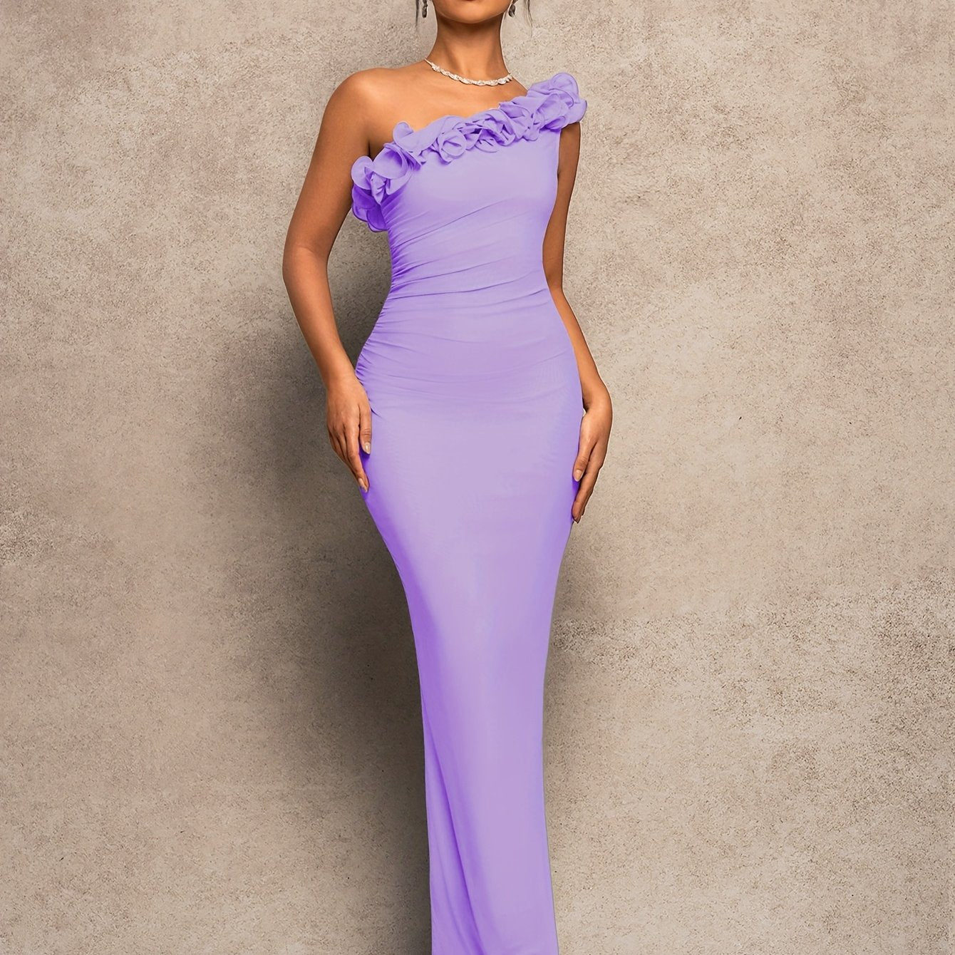 Robe Femme Automne/Hiver — Idéale pour Mariages, Concerts, Graduation, Style Princesse/Fée, Tulle Stretch avec Volants, Épaules Dénudées, Polyvalente Toute Saison, Tenue Élégante pour Soirées et Occasions Formelles, Robe Princesse pour Femme