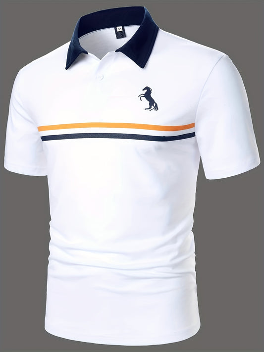 Men's Fashion Casual Short Sleeve Printed Shirt