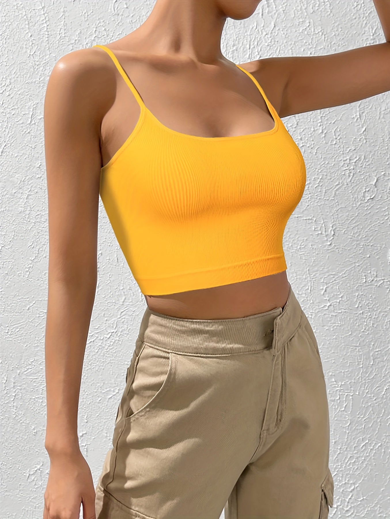 Lot de 8 Brassières et Débardeurs Femme Sans Couture Rayés