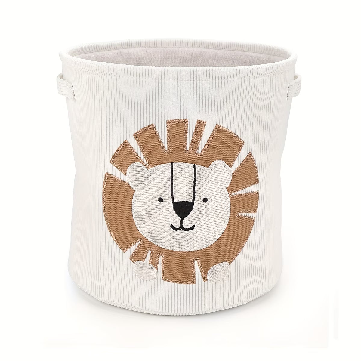 Large Cartoon Animal Storage Basket – Foldable Fabric Laundry & Toy Organizer