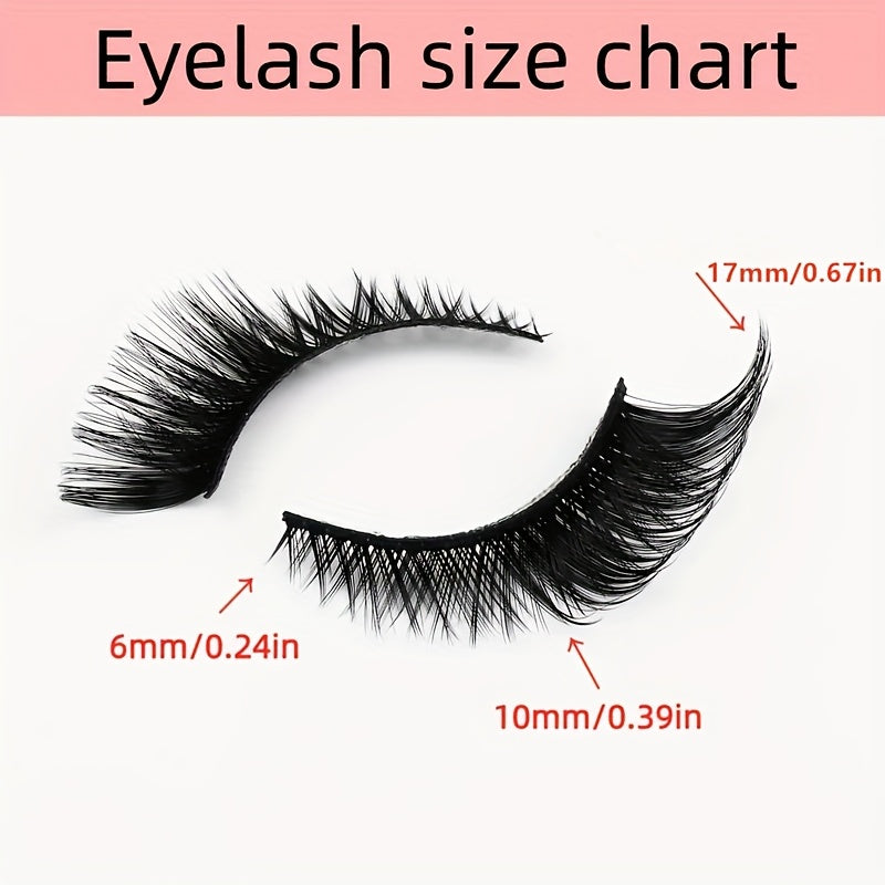 5 Paires de Cils Cat Eye – Matériau 3D Doux et Confortable, Style Fox Eye Épais et Exagéré, Effet Fluffy et Recourbé à la Pointe, Parfaits pour Carnaval, Rendez-Vous Quotidiens et Fêtes