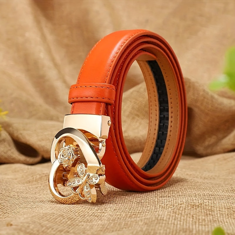 Nouvelle ceinture femme – Marque de luxe, designer célèbre, couleur candy, haute qualité, ceinture pour robe avec boucle automatique