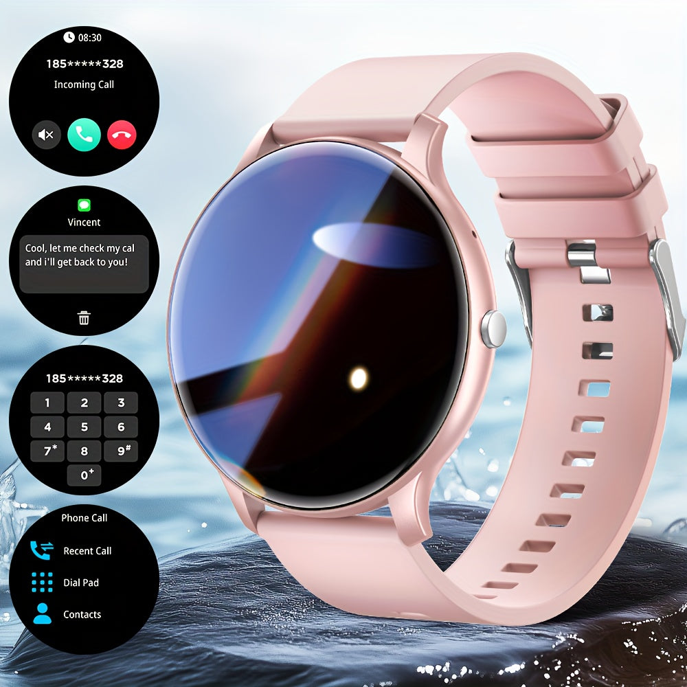 HD Smartwatch - 3.71cm Touch Screen,, AI Voice Control, 100+ Workout Modes, Music & Camera Remote, for iPhone & for Android, Ultra Thin Smart Watch, Sports Companion, Activity Tracking, Stylish Tech, Sleek Design, Hi