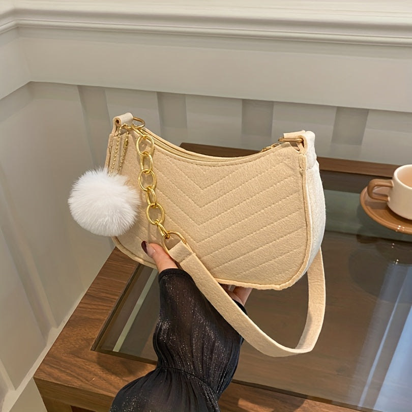 Sac bandoulière femme – élégant et minimaliste avec fermeture zippée, synthétique, intérieur spacieux pour travail et voyages, polyvalent pour usage quotidien et événements formels, construction durable design épuré.