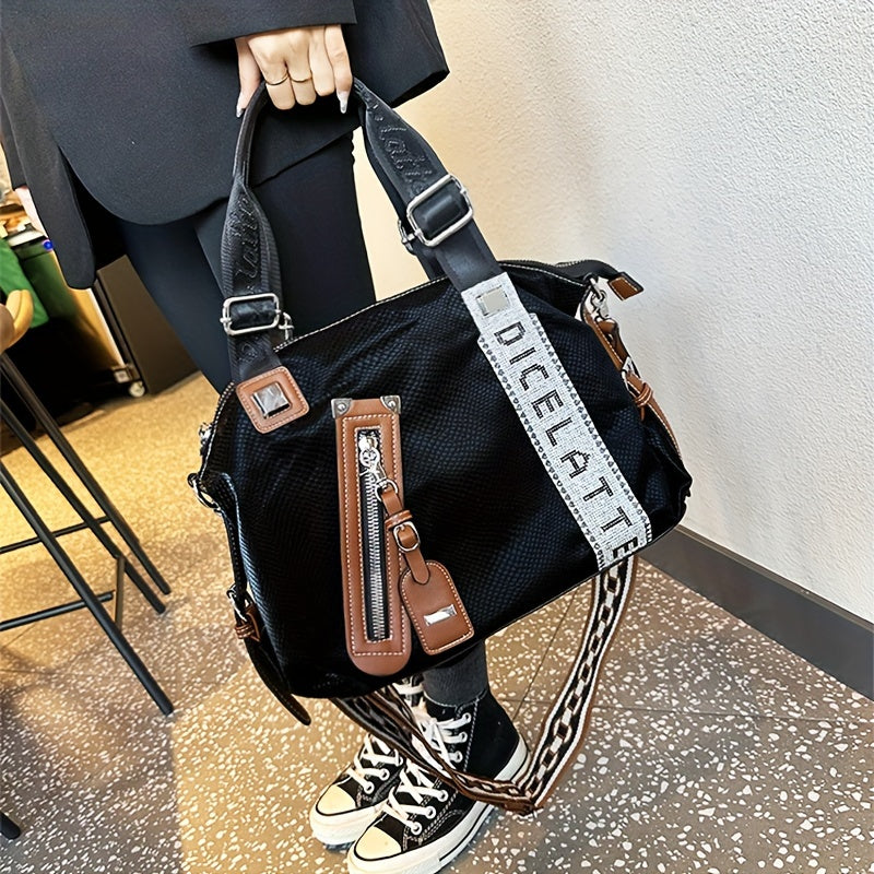 Sac Cabas Tendance pour Femmes – Sac Grande Capacité avec Décoration en Strass Brillant