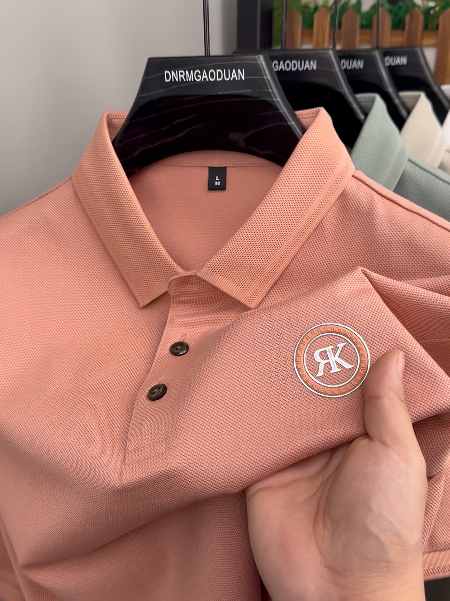 Breathable Business Polo Shirt, a Simple And Stylish Short-Sleeve Top.