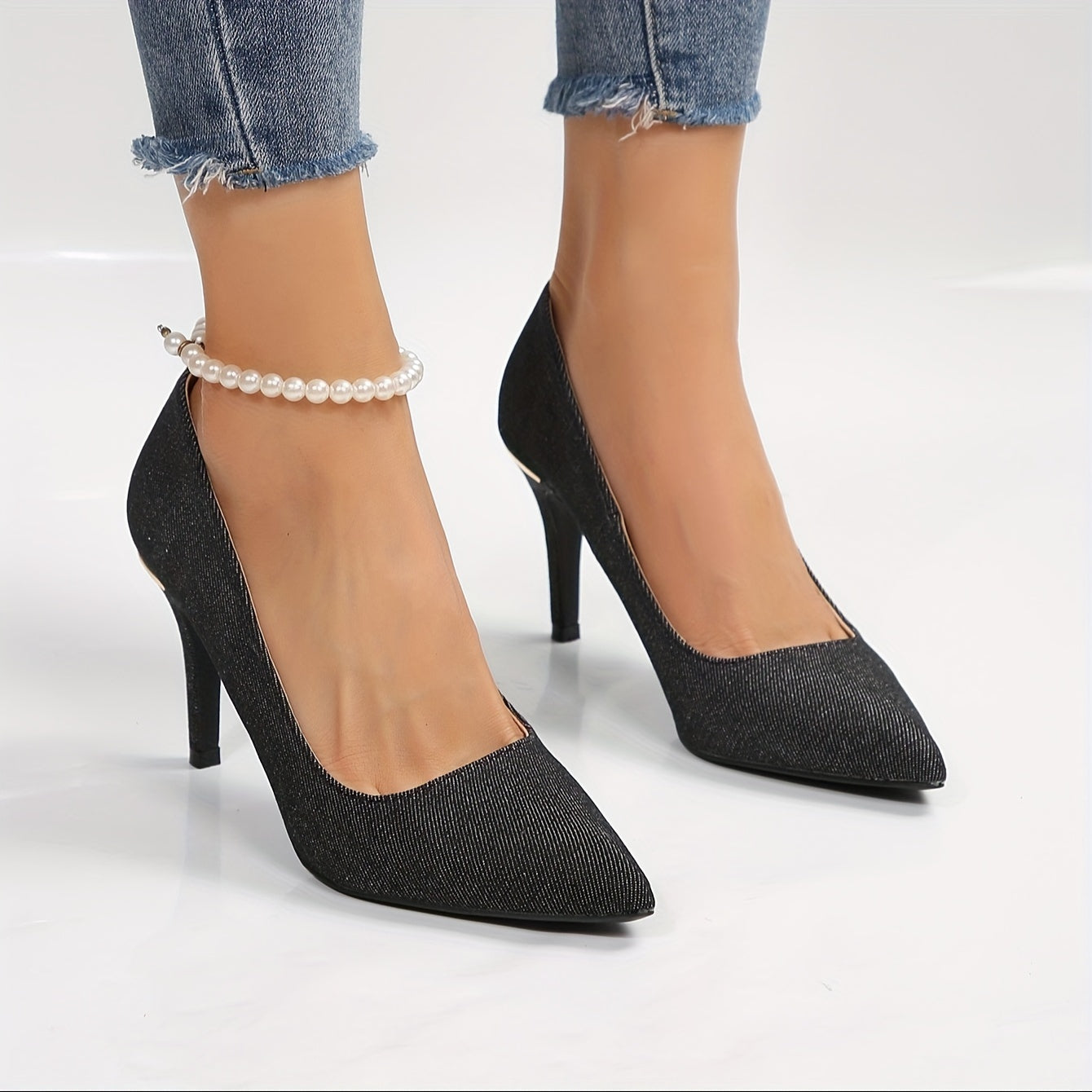 Escarpins Femme à Talons Aiguilles – Rose Vibrant, Bout Pointu, Dessus Synthétique, Design Élégant pour Soirées et Banquets