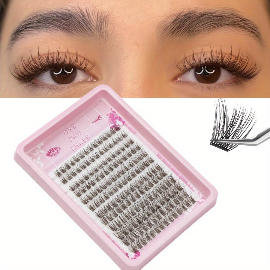 168 Faux Cils Style Naturel – 12 Rangées, Effet DIY pour Sublimer le Regard