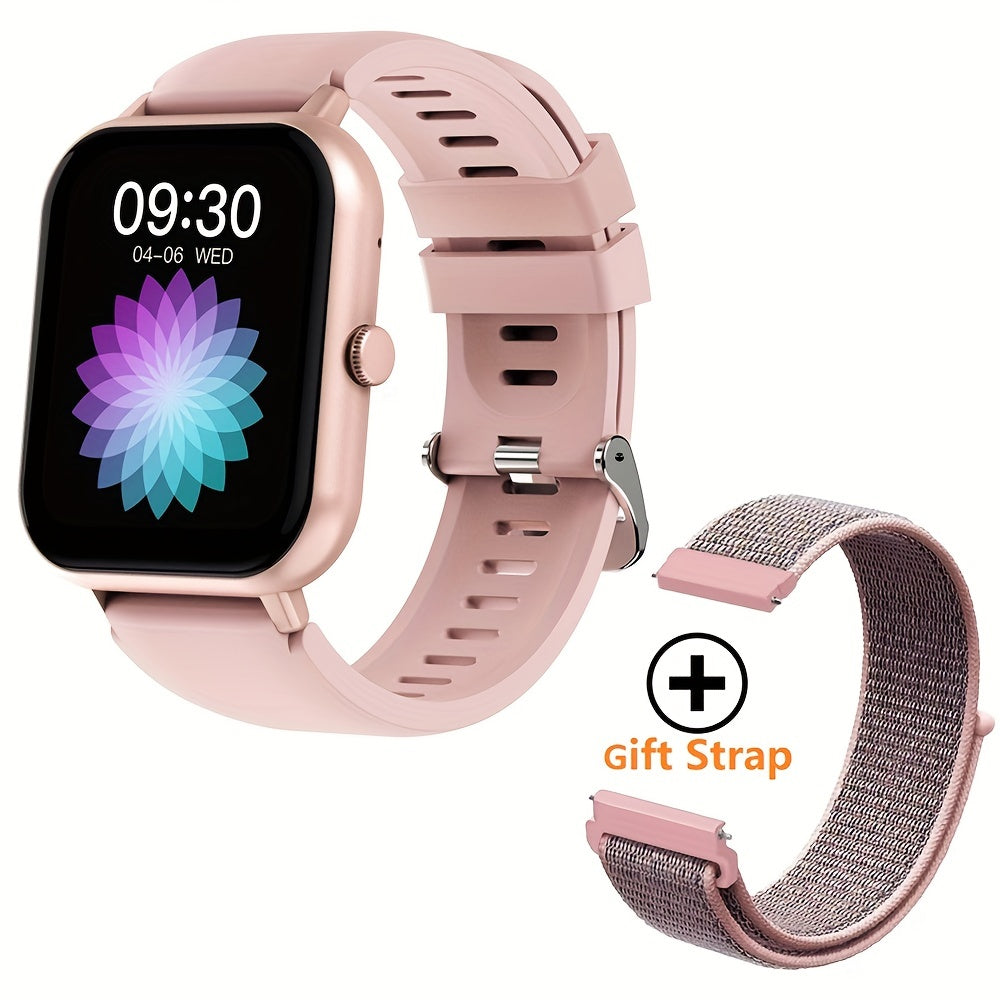 1.83” Full Touch Screen Smart Watch Compatible for iPhone & Android - 5.2 Smartwatch with Voice Control, Calling/Answer, AI Assistant, 100+ Sport Modes, Step Counter, ic, Compatible for Women & Men (Ideal Gift)
