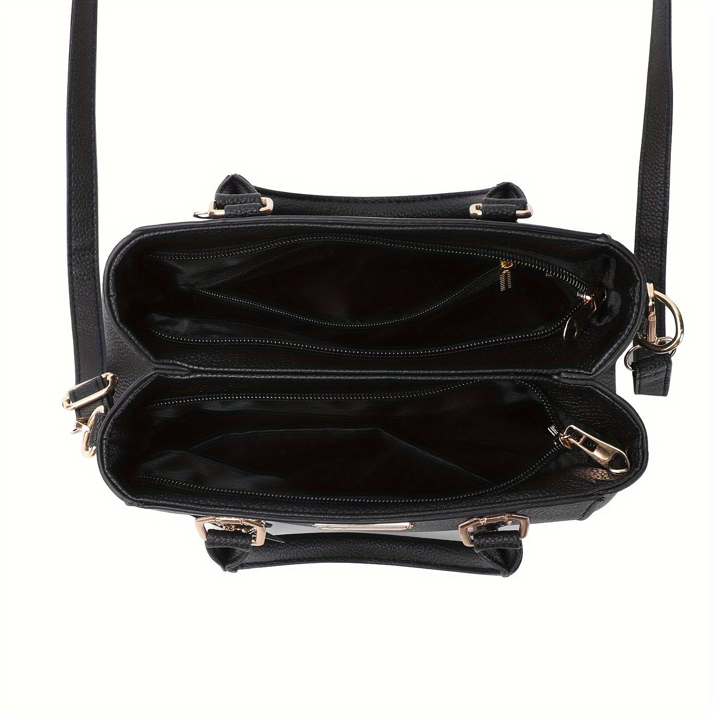 Ensemble 2 pièces sac à main et portefeuille femme, multi-poches, bandoulière, pendentif, polyvalent pour travail et voyage, cadeau parfait